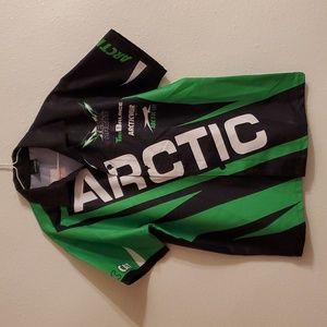 Men's Arcticwear by Arctic Cat Short Sleeve Button Shirt size Large